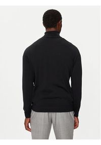 Lacoste Golf AH1959 Czarny Regular Fit. Typ kołnierza: golf. Kolor: czarny. Materiał: wełna