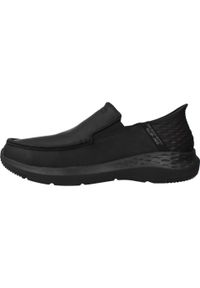 skechers - Buty do chodzenia męskie, Slip-Ins Parson - Oswin. Kolor: czarny. Sport: turystyka piesza