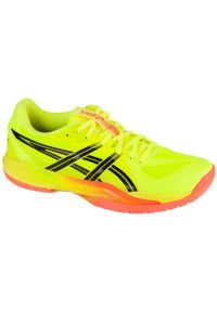 Buty Asics Powerbreak Ff Paris 1071A110-750 żółte. Kolor: żółty. Materiał: guma. Szerokość cholewki: normalna. Sport: siatkówka #1