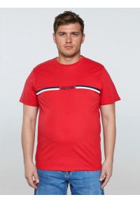 Big-Star - Koszulka męska z nadrukiem czerwona Lexor 603. Okazja: na co dzień. Kolor: czerwony. Materiał: dzianina, dresówka. Wzór: nadruk. Styl: casual, klasyczny, sportowy #5