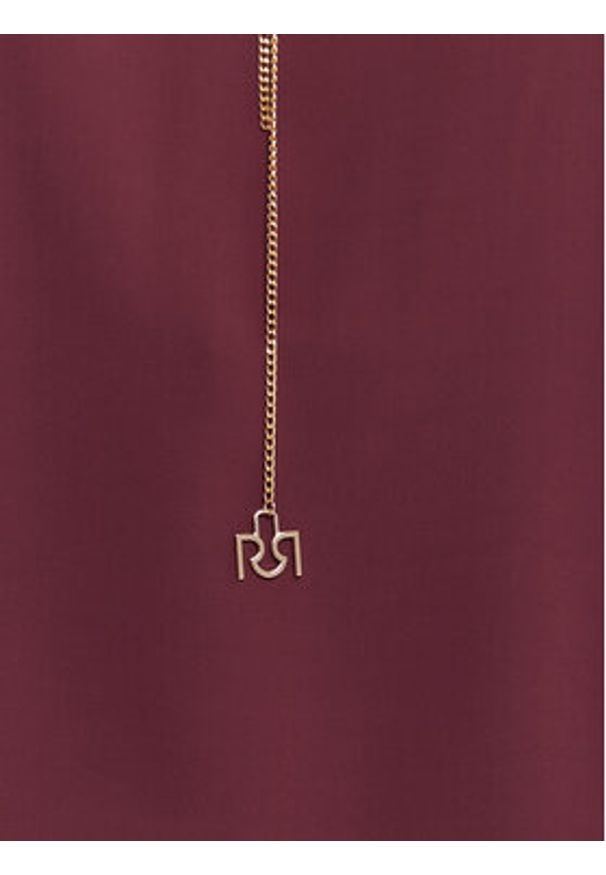 Rinascimento Bluzka CFC0125721003 Bordowy Regular Fit. Kolor: czerwony. Materiał: syntetyk