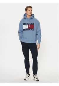 Tommy Jeans Bluza Flag DM0DM21174 Niebieski Regular Fit. Kolor: niebieski. Materiał: bawełna #4
