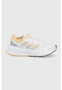 Adidas - adidas buty do biegania Questar kolor biały. Zapięcie: sznurówki. Kolor: biały. Materiał: materiał, guma. Szerokość cholewki: normalna