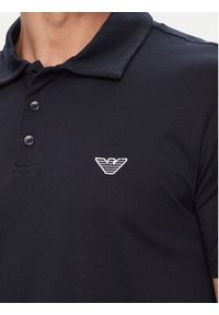 Emporio Armani Polo EM000571 AF20424 UB102 Granatowy Regular Fit. Typ kołnierza: polo. Kolor: niebieski. Materiał: bawełna #3