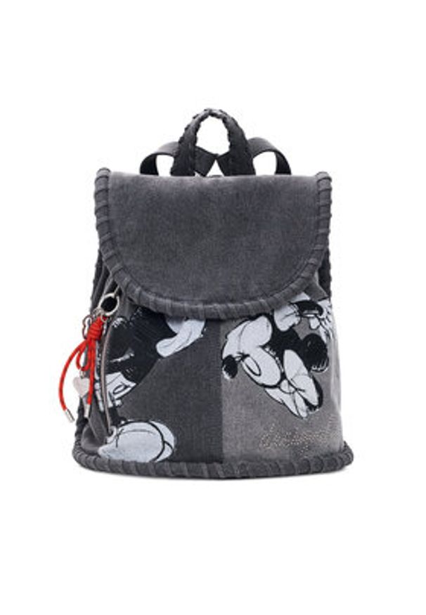 Desigual Plecak 26SAKD01 Szary. Kolor: szary. Materiał: materiał