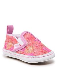 Vans Tenisówki Slip-On V Crib VN0A2XSLPT51 Różowy. Zapięcie: bez zapięcia. Kolor: różowy. Materiał: materiał #5