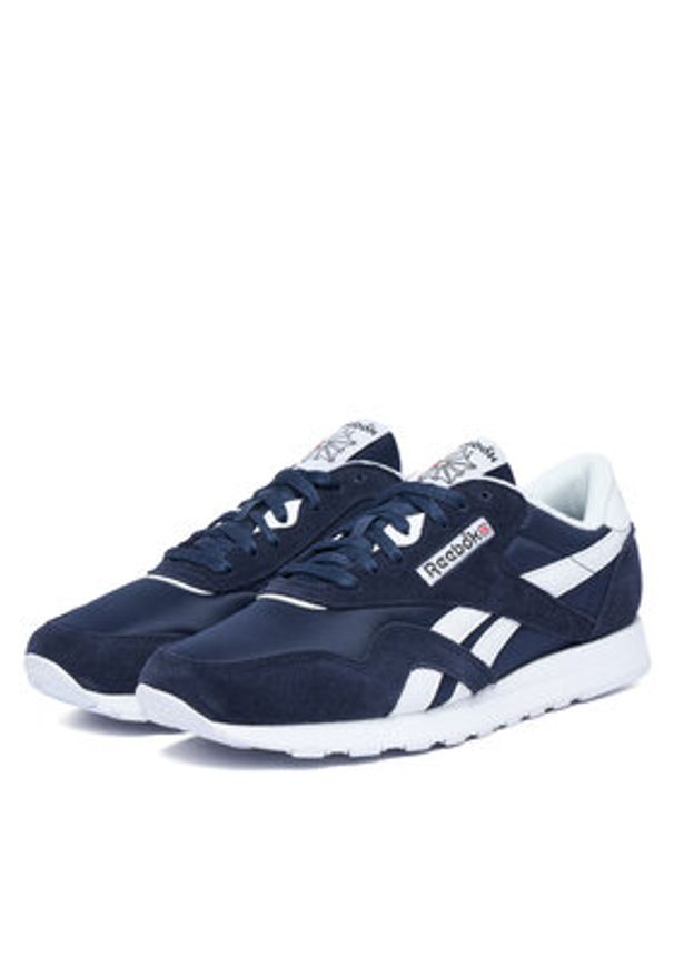 Reebok Sneakersy SS-CLASSIC NYLON 100009276 M Granatowy. Kolor: niebieski. Materiał: zamsz, skóra. Model: Reebok Nylon, Reebok Classic