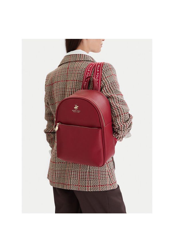 Plecak Beverly Hills Polo Club. Kolor: czerwony