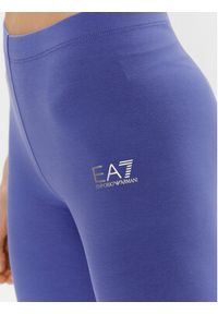 EA7 Emporio Armani Legginsy 8NTP63 TJ01Z 1532 Fioletowy Slim Fit. Kolor: fioletowy. Materiał: bawełna #3