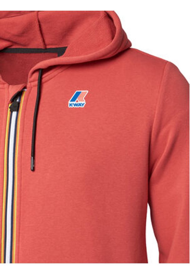 K-Way Bluza Arnel K4115ZW Czerwony Regular Fit. Kolor: czerwony. Materiał: bawełna