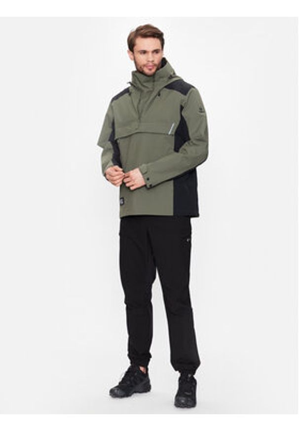Halti Kurtka anorak Hiker 064-0548 Zielony Regular Fit. Kolor: zielony. Materiał: syntetyk