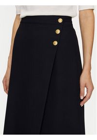 TOMMY HILFIGER - Tommy Hilfiger Spódnica trapezowa WW0WW41601 Granatowy Regular Fit. Kolor: niebieski. Materiał: syntetyk #3