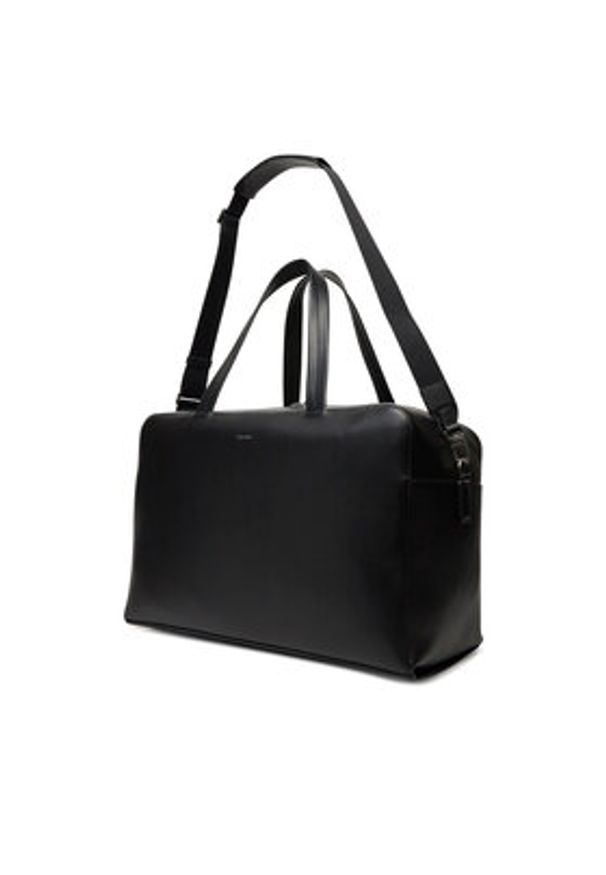 Calvin Klein Torba Ck Premium Leather Weekender K50K512931 Czarny. Kolor: czarny. Materiał: skóra