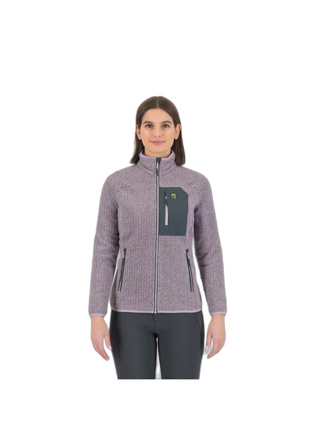 KARPOS - Damski polar Karpos Rocchetta Evo. Kolor: fioletowy. Materiał: polar
