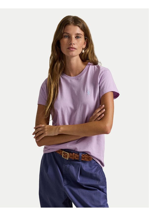 Polo Ralph Lauren T-Shirt 211B14605015 Granatowy Classic Fit. Typ kołnierza: polo. Kolor: niebieski. Materiał: bawełna