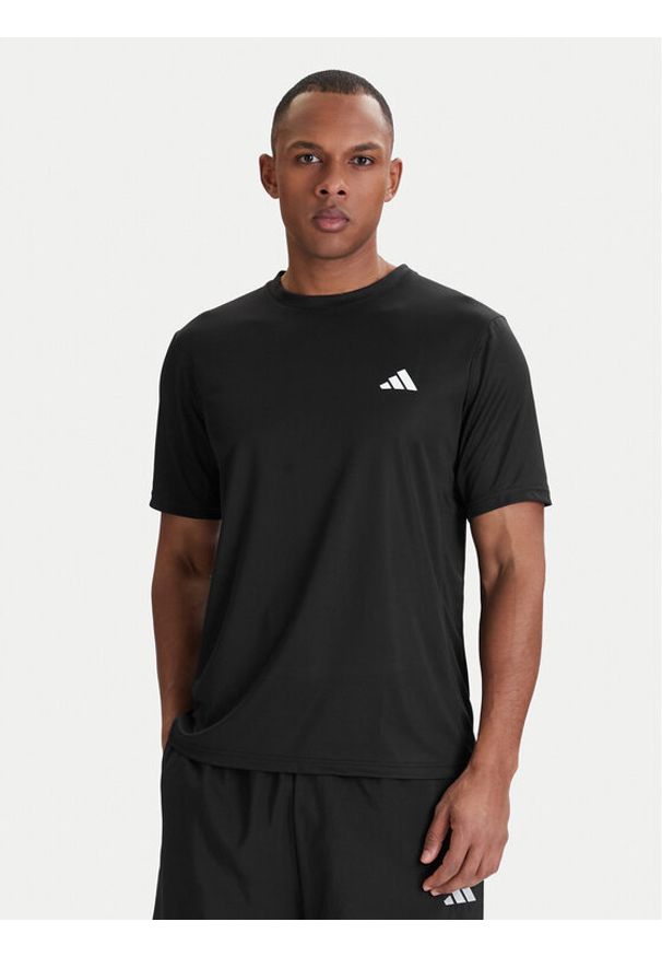 Adidas - adidas Koszulka techniczna Workout Essentials Base KA3569 Czarny Regular Fit. Kolor: czarny. Materiał: syntetyk