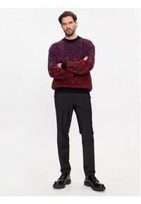 BOSS - Boss Sweter Miracolo 50500679 Kolorowy Regular Fit. Materiał: syntetyk. Wzór: kolorowy