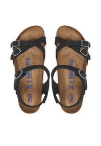 Birkenstock Sandały Kumba 1029526 Czarny. Kolor: czarny. Materiał: skóra, nubuk #5