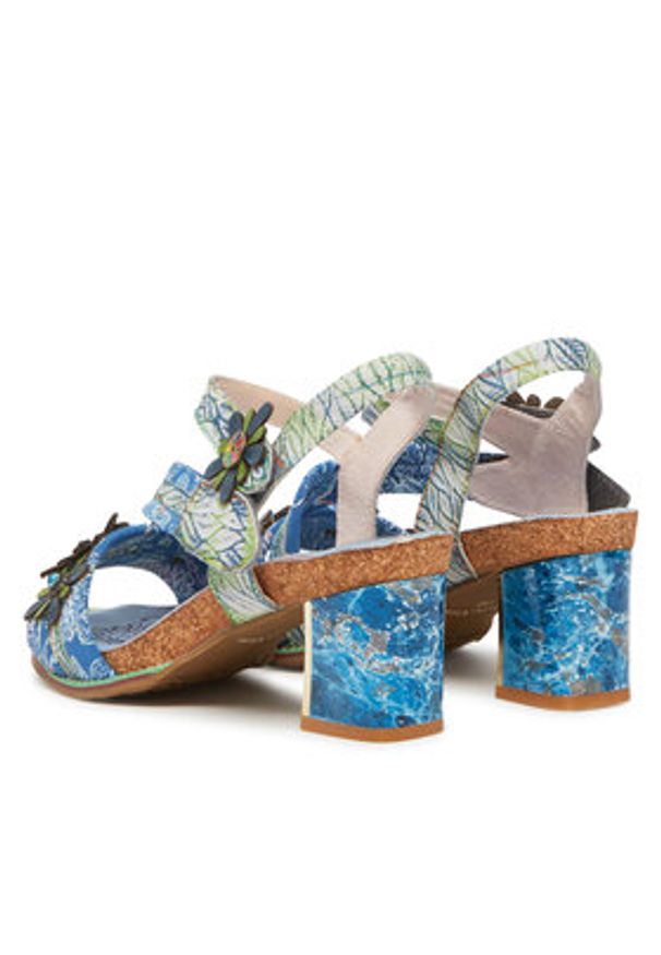 Laura Vita Sandały Fabuleuxo 12 Kolorowy. Materiał: skóra. Wzór: kolorowy