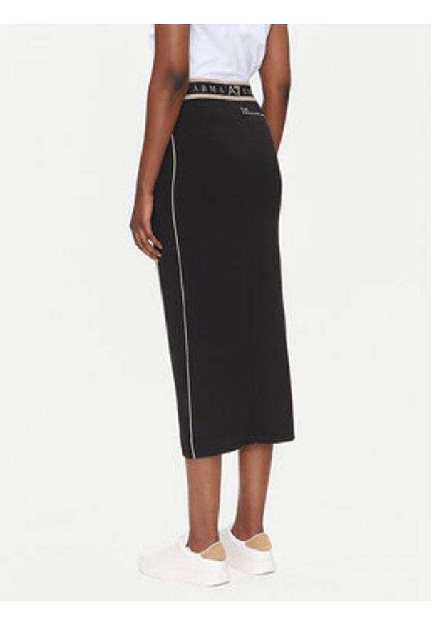 EA7 Emporio Armani Spódnica midi 7W000279 AF12501 UC001 Czarny Regular Fit. Kolor: czarny. Materiał: syntetyk