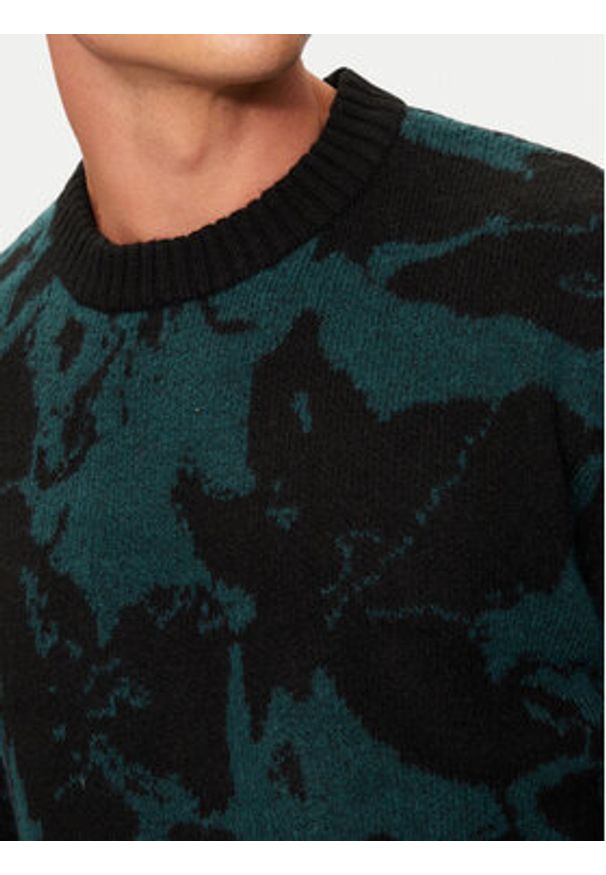 Jack & Jones Sweter Rollie 12215468 Zielony Relaxed Fit. Kolor: zielony. Materiał: syntetyk