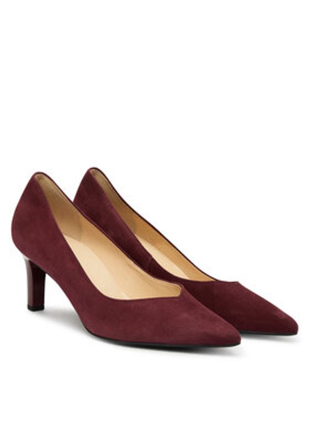 HÖGL Szpilki 0-186702-42000 Bordowy. Kolor: czerwony. Materiał: skóra, welur. Obcas: na szpilce