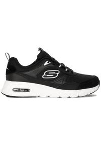 skechers - Buty do chodzenia damskie Skechers 149947BKW. Kolor: czarny. Materiał: syntetyk, materiał. Szerokość cholewki: normalna. Sport: turystyka piesza #1