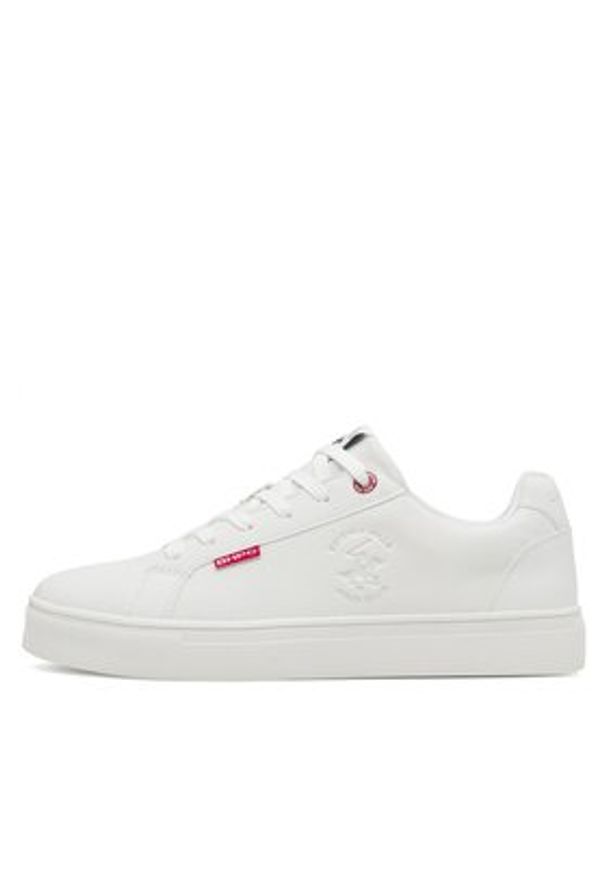 Beverly Hills Polo Club Sneakersy M-AF210880-B Biały. Kolor: biały. Materiał: skóra