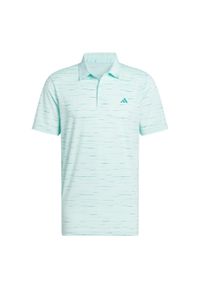 Adidas - Koszulka Ultimate365 Mesh Glimmer Print Polo. Okazja: na co dzień. Typ kołnierza: polo. Kolor: niebieski. Materiał: mesh. Wzór: nadruk. Styl: casual