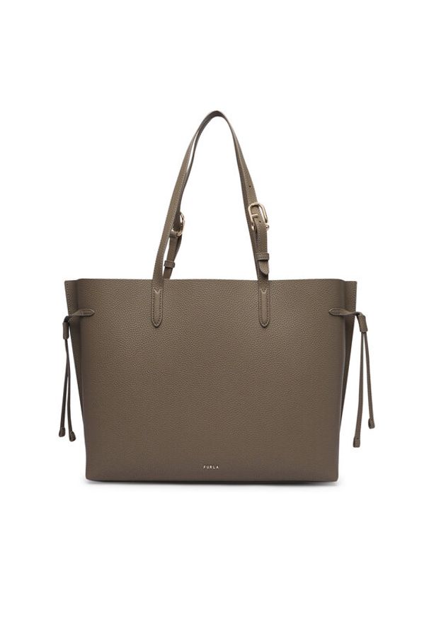 Furla Torebka Ava L WB02001 BX4329 CN 4916S Szary ciemny. Kolor: szary. Materiał: skórzane
