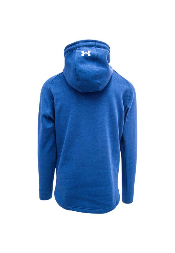 Bluza z kapturem Under Armour Ua Pjt Rock, Mężczyźni. Typ kołnierza: kaptur. Kolor: niebieski. Materiał: materiał, bawełna. Sport: fitness
