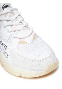 Lacoste Sneakersy 748SFA0081 Biały. Kolor: biały. Materiał: mesh, materiał