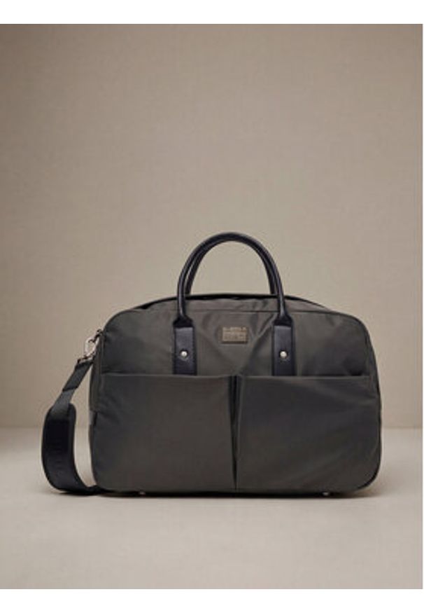 G-Star RAW - G-Star Raw Torba weekendowa EO-LEON-LX8740J Szary. Kolor: szary. Materiał: materiał