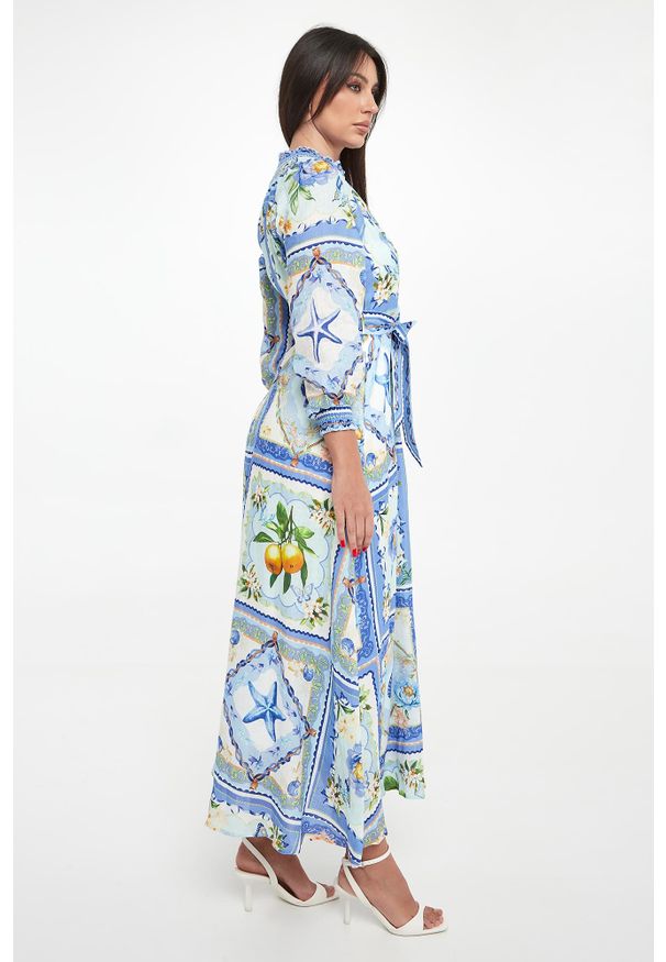 Hale bob - Sukienka maxi lniana HALE BOB. Materiał: len. Długość: maxi