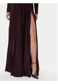Elisabetta Franchi Sukienka wieczorowa AB-R40-57E2-V850 Bordowy Regular Fit. Kolor: czerwony. Materiał: wiskoza. Styl: wizytowy #3