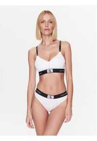 Calvin Klein Underwear Biustonosz braletka Light Lined 000QF7218E Biały. Kolor: biały. Materiał: bawełna #2
