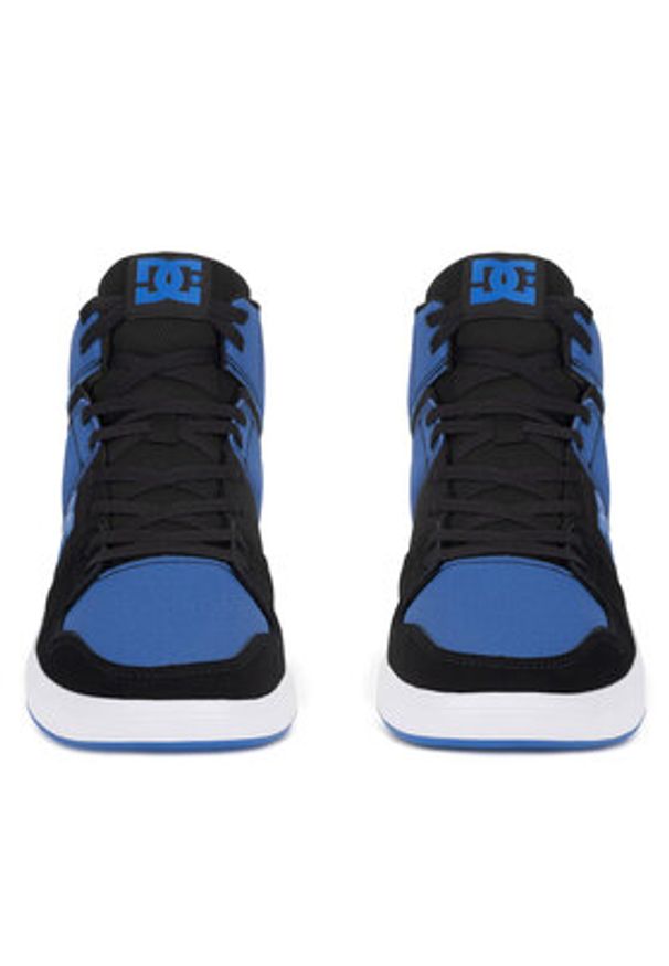 DC Sneakersy CURE HI TOP ADYS400072-RB1 Niebieski. Kolor: niebieski. Materiał: skóra
