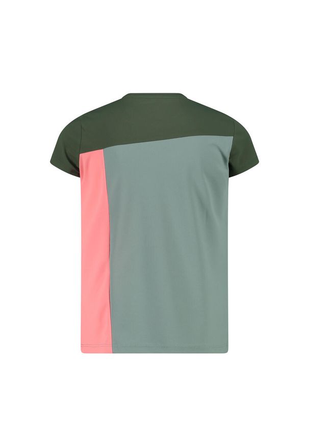 Koszulka dziewczęca CMP Luminaire. Kolor: zielony. Sport: turystyka piesza