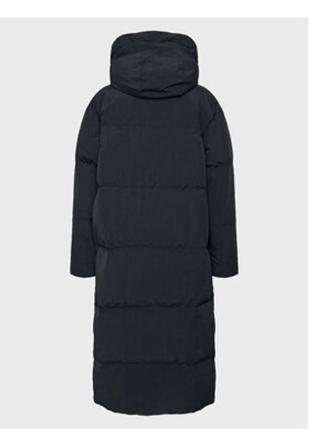 Adidas - adidas Płaszcz zimowy Big Baffle Down Coat HN9937 Czarny Loose Fit. Kolor: czarny. Materiał: syntetyk. Sezon: zima