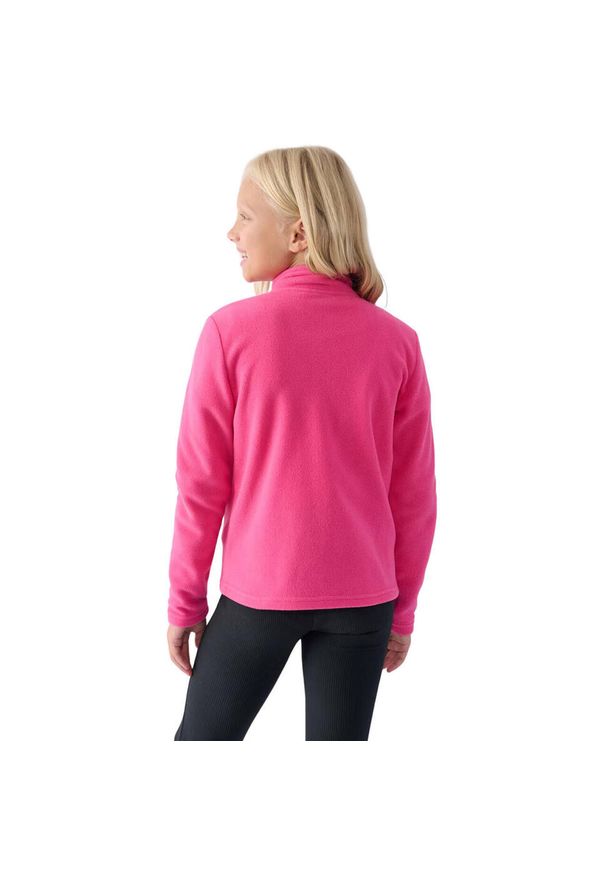 4f - Bluza Polarowa Dziecięca F261. Kolor: różowy. Materiał: polar. Sezon: zima
