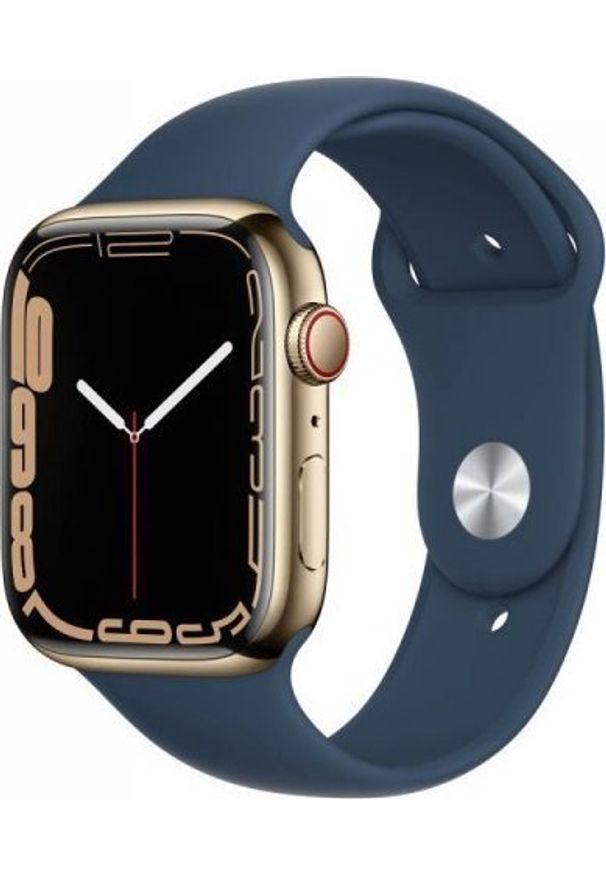 APPLE - Smartwatch Apple Smartwatch Apple Watch Series 7 Niebieski Złoty. Rodzaj zegarka: smartwatch. Kolor: wielokolorowy, niebieski, złoty