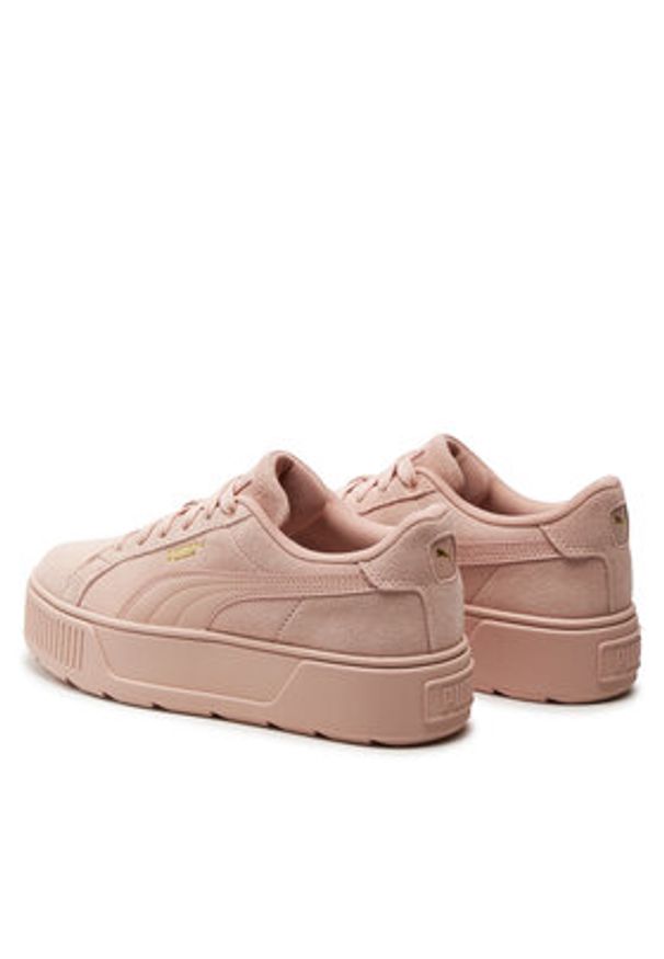 Puma Sneakersy Karmen 384614-15 Różowy. Kolor: różowy. Materiał: zamsz, skóra