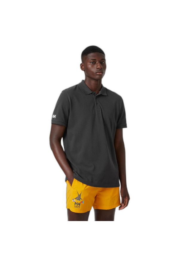 Polo Helly Hansen crew. Typ kołnierza: polo. Kolor: wielokolorowy, czarny, brązowy