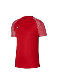 Nike - Męska Koszulka Academy DriFIT. Kolor: czerwony. Sport: turystyka piesza