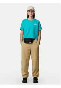 The North Face T-Shirt Simple Dome NF0A87U4 Niebieski Loose Fit. Kolor: niebieski. Materiał: syntetyk, bawełna #3