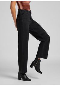 Lee - DAMSKIE SPODNIE JEANSOWE LEE WIDE LEG BLACK DUNS L30SNECY #5