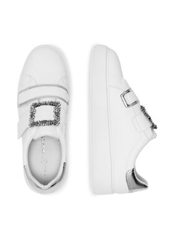 Eva Minge Sneakersy WYL3358-7 Biały. Kolor: biały. Materiał: syntetyk