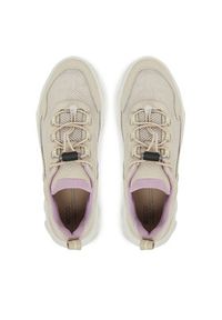 ecco - ECCO Sneakersy Mx W 82026358261 Beżowy. Kolor: beżowy. Materiał: skóra #4
