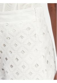 Max Mara Beachwear Szorty materiałowe Bchuguale 2616781039 Biały Regular Fit. Kolor: biały. Materiał: syntetyk #5