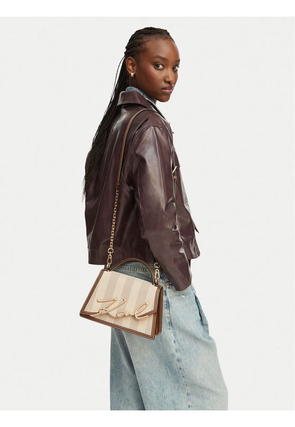 Karl Lagerfeld - KARL LAGERFELD Torebka B2W30227 Beżowy. Kolor: beżowy